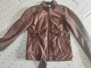 Pull And Bear Lederjacke - Bild 1 von 8