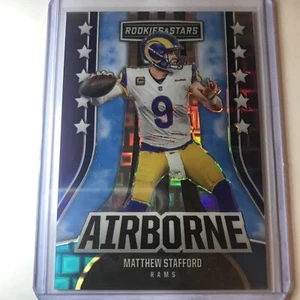 2023 Panini Rookies & Stars - Airborne Pink Prizm #AI-19 Matthew Stafford /75 - Picture 1 of 2