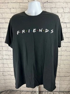 Old Navy T-Shirt Herren 2XL schwarz FRIENDS Graphic Tee Rundhals Pullover Stretch - Bild 1 von 6