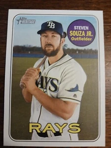 2018 Topps Heritage 32 Steven Souza Jr - Picture 1 of 2