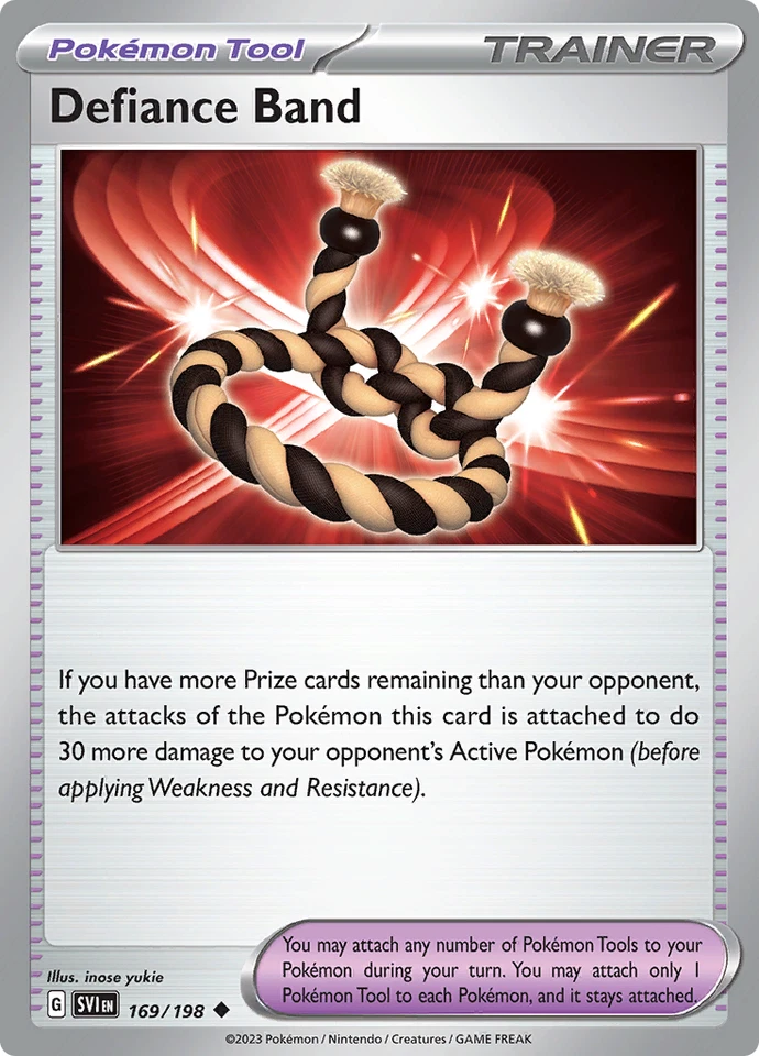 Pokémon TCG 4x Defiance Band 169/198 Scarlet & Violet: Base Set Playset - Image 1 of 1