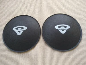 CERWIN-VEGA 4.5" Felt Dust Caps (2) W/Logo   114mm - Picture 1 of 4
