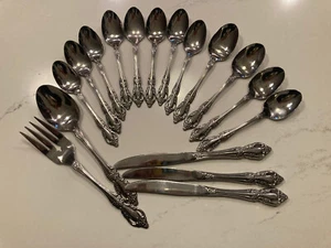 Oneida Distinction Deluxe Edelstahl Besteck 17 Teile - Bild 1 von 5