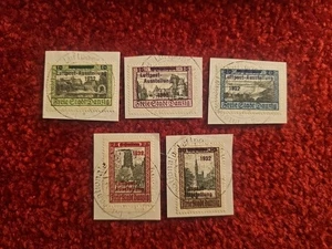 Danzig 1942 Minr 231-235 Sonderstempel  Luftpostaustellung - Bild 1 von 4