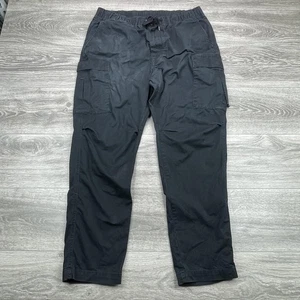 Polo Ralph Lauren Cargo Pants Mens 38x32 Black Slim Fit Stretch Drawstring Waist - Picture 1 of 23