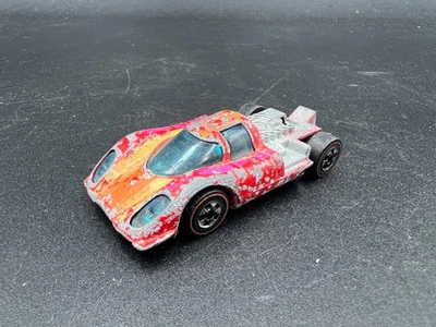 Hot Wheels P-917 Alternate RED Redlines Flying Colors Rough Shape Incomplete! - Image 1 of 4