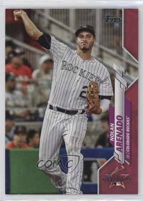 2020 Topps Update All-Star Mother's Day Hot Pink /50 Nolan Arenado #U-50 - Image 1 of 2