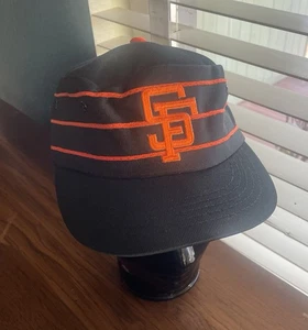 VINTAGE San Francisco Giants Mütze Kappe Druckknopflasche schwarz Pillendose MLB Baseball Herren - Bild 1 von 6