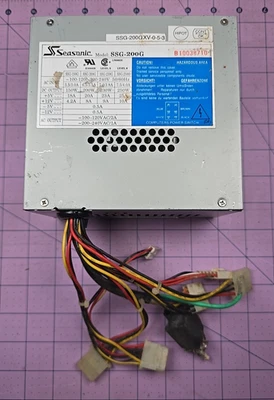 Seasonic SSG-200G 200W AT PC Switching Power Supply - Tested - arcade - Image 1 of 4