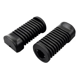 For Honda CT90 Trail Footrests Pedal Foot Pegs Hard-Rubber Cover Pair 1969 70-79 - Picture 1 of 7