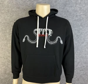 Forever 21 Hoodie Herren Gr. L schwarz mit Schlange & Wirbelsäule Design TOP - Bild 1 von 8