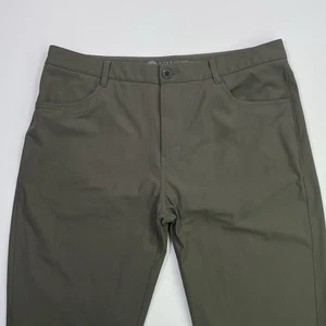 Vuori Pants Men 36x30 (M.37) Green Meta Performance Athletic Stretch Chino Taper - Picture 1 of 13