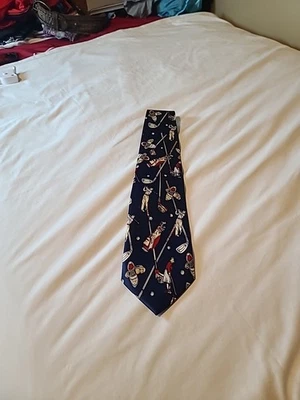 ROMARIO MANZINI POLIÉSTER HOMBRE CORBATA GOLF AZUL Foto 1 de 4