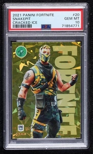 2021 Panini Fortnite Series III Cracked Ice Snakepit #20 PSA 10 GEM MT 00ws - Picture 1 of 3