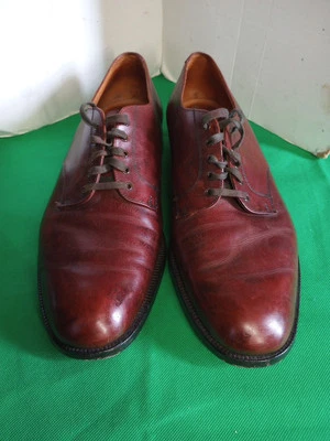 Brooks Brothers English Men’s Burgundy Leather Derby Shoes 11 D Lace Up 035934 - Image 1 of 4