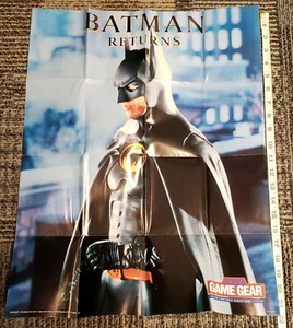 Sega Game Gear Batman Promotional Poster 22x17 Authentic - Picture 1 of 5
