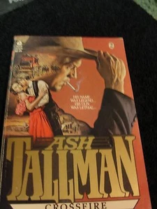 Pulp Fiction Western Paperback - Ash Tallman - Crossfire, Tom Lord - Imagen 1 de 2