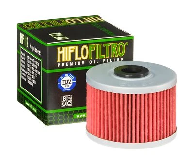 Filtro de aceite Hiflo HF112 para Adly Her Chee ATV 300 / Honda NX 250 / Kawasaki KFX Foto 1 de 4