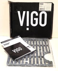 Vigo VGSG2815 15" L x 28" W Silicone Basin Rack Protective Grid Gray NEW in box - Picture 1 of 4