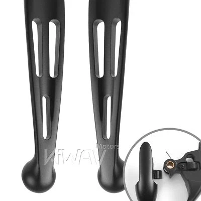 Palancas de control manual KiWAV negras 3 ranuras para Harley 21-22 CVO Road Glide Foto 1 de 4