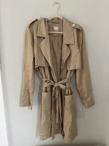 a new day womens trench Coat XL  Brown Cobblestone - Picture 1 of 10