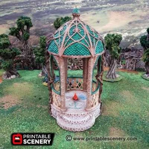 Shrine of Solace - Elven Terrain - Fantasy Tabletop Terrain  - Picture 1 of 9