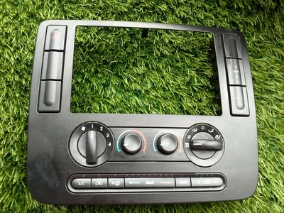 Ford Freestar Monterey 2004-2007 radio bisel moldura con unidad de control de aire acondicionado/calor negro  Foto 1 de 3