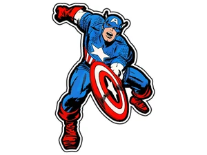 Captain America #1 Comic Sticker Waterproof Vinyl Decal Die-Cut Car Laptop - Picture 1 of 1