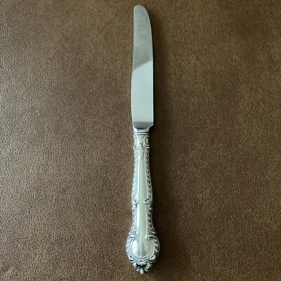 Gorham Silver English Gadroon Sterling New French Hollow Knife 8 5/8” No Mono - Image 1 of 4