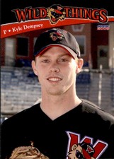 2008 Washington Wild Things Choice #7 Kyle Dempsey Gurley Alabama Baseball Card
