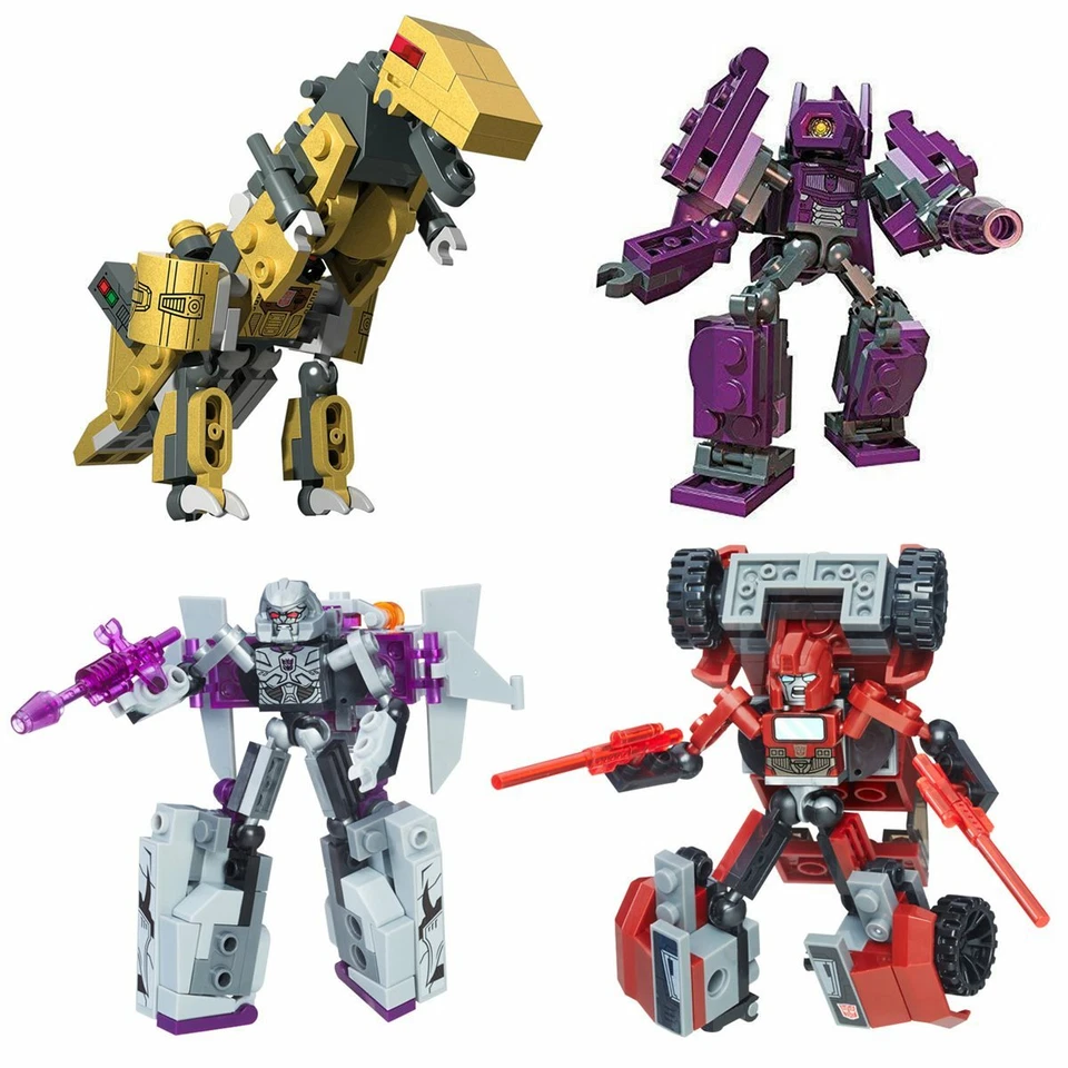 Kreo Transformers battle changer Ironhide Megatron Grimlock Shockwave - Image 1 of 1