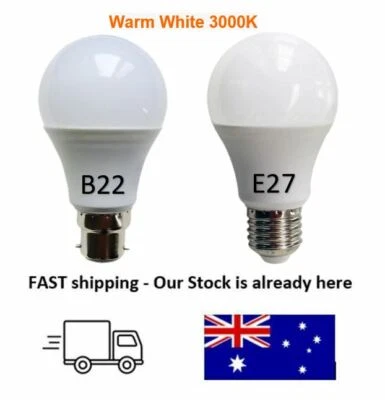 NEW LED Light Bulb E27 7W  Warm White 3000K Lamp Globe Omni Direction 200-240V  - image 1 of 4