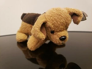 TY Beanie Baby Tuffy El Perro Con Etiqueta Retirado Fecha de nacimiento: 12 de octubre de 1996 - Imagen 1 de 8