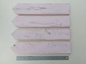 4 HANDMADE PINK BLANK RUSTIC WOODEN ARROW SIGN HOME WEDDING CRAFT PROJECT - Picture 1 of 4