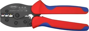 Alicates de prensado Knipex 97 52 36 220 mm PreciForce para terminales aislados 0,5-6 mm - Imagen 1 de 4