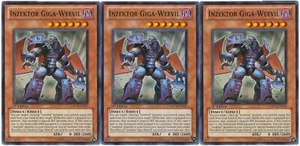 Yu-Gi-Oh! Inzektor Giga-Weevil x3 Common 1st Edition ORCS-EN022 NM Playset - Picture 1 of 1