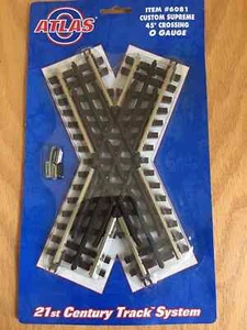 ATLAS #6081 O SCALE 45 DEGREE CROSSING NEW SEALED! - Picture 1 of 1