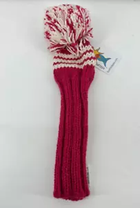 Sunfish Fairway Headcover 3 5 7 9 X Damas Tejido Lana Rosa Blanco Colores 116 - Imagen 1 de 1