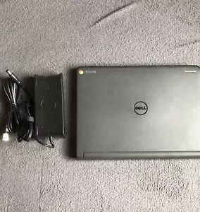 Dell Chromebook 11 P22T Laptop Intel Celeron 2.16GHz 2GB RAM+16GB w/ Charger - Picture 1 of 18