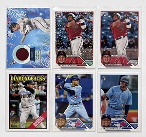 Lote Gabriel Moreno 2023 Topps Holiday Relic Rookie Parche Actualización 35 Aniversario - Imagen 1 de 6