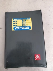 citroen portalibretto portadocumenti uso e manutenzione document holder booklet - Foto 1 di 8