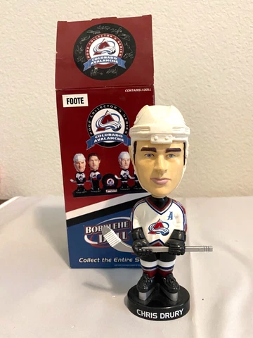 NHL Colorado Avalanche Chris Drury Bobblehead - 2002 Cover