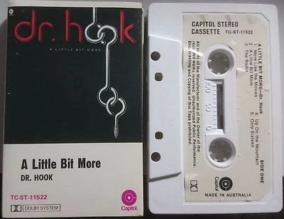 Dr. Hook `A Little Bit More` Cassette 1976 Capitol Records ‎– ST-11522 Country  - Image 1 of 2