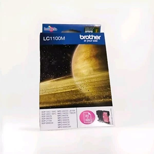 Cartouche d'encre originale Brother LC1100M magenta article de série B reste de stock - MHD 03/23 - Photo 1/6