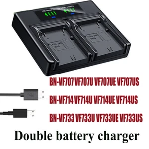 Dual Battery Charger For JVC GR-D290 D293 D295 D320 D325 D326 D328 D329 D338 - Picture 1 of 4