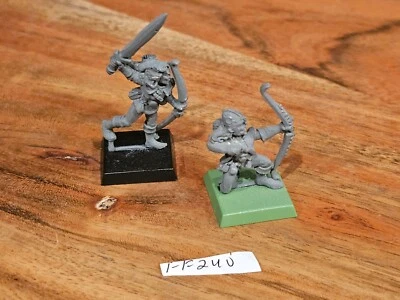 Warhammer Fantasy AOS Wood Elves Wanderers Wood Elf Scouts METAL OOP Primed x2 - Image 1 of 4