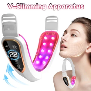 Electric V Face Lifting Device Photon Therapy Double Chin Remove Cheek Lift Belt - Picture 1 of 14