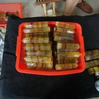 2.2lb Natural Fluorite crystal quartz Yellow Fluorite obelisk wand point healing