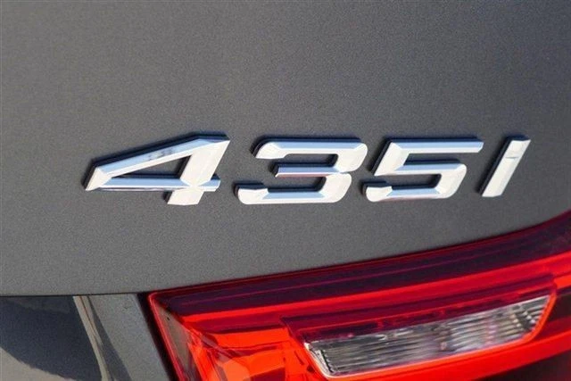 BMW F32 F33 4-Series Genuine "435i" Rear Trunk Emblem, Decal 435i 435ix NEW - Image 1 of 1