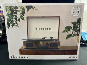 Victrola Journey Portable Suitcase Record Player 3 Speed Turntable Bluetooth - Picture 1 of 2
